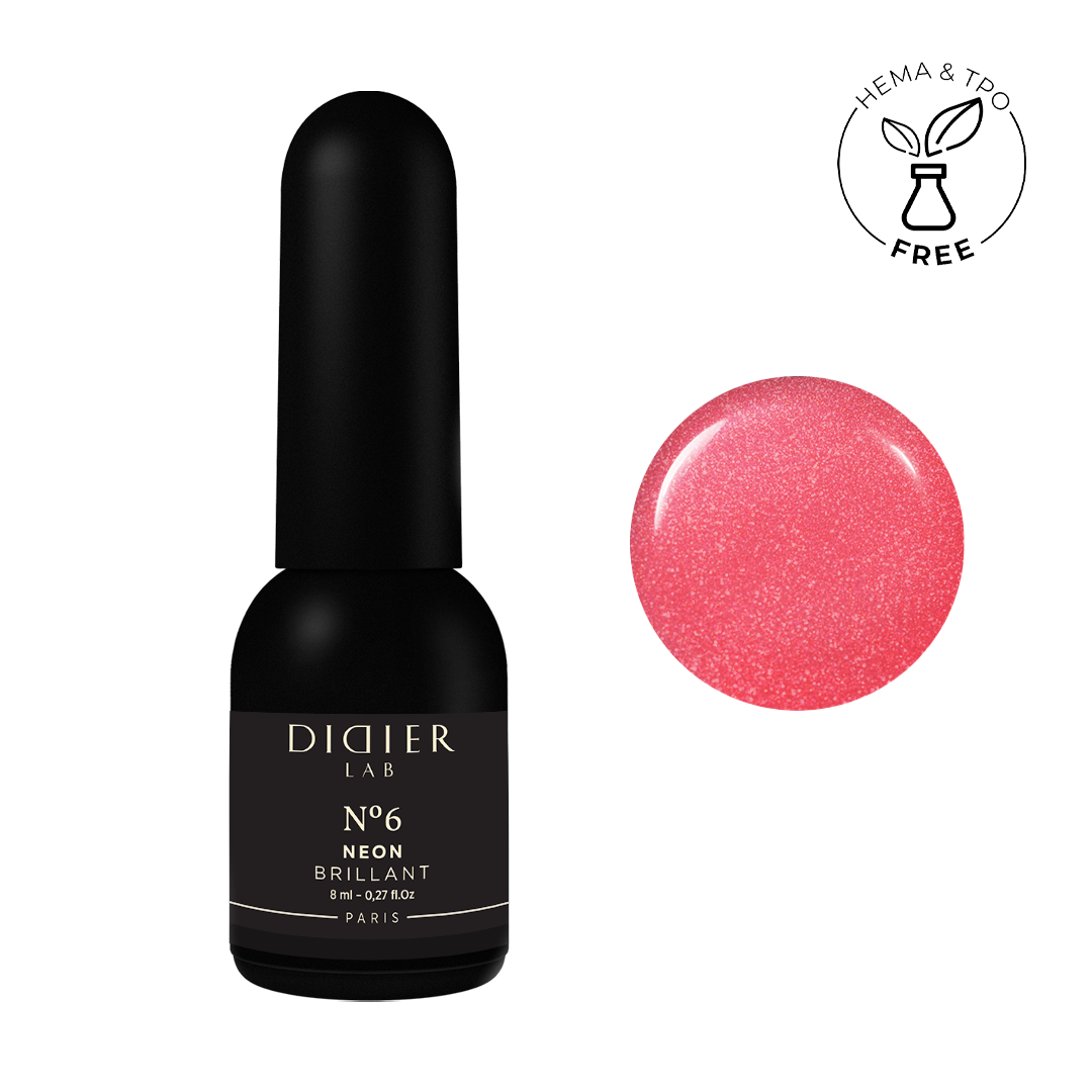 Gel lak "Didier Lab", Brillant NEON, No6, 8ml