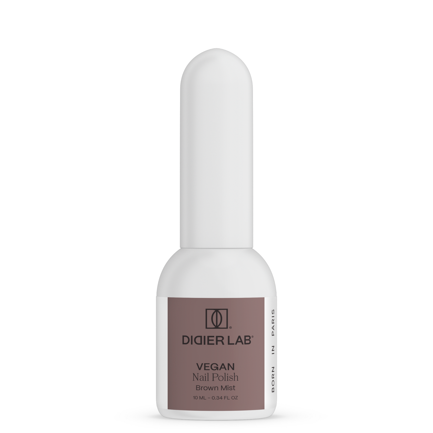 Green reactive, vegan lak za nokte "Didier Lab", brown mist, 10ml