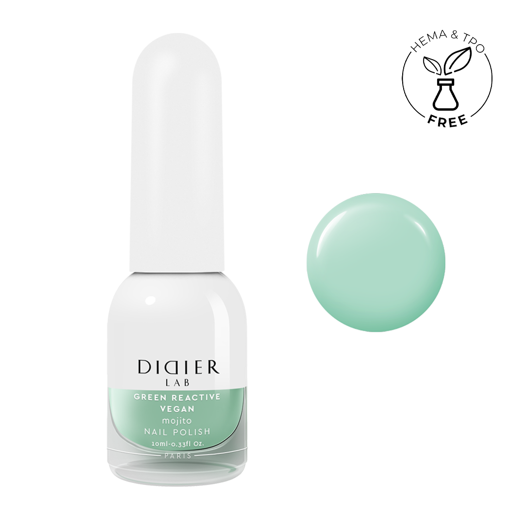 Green reactive, vegan lak za nokte "Didier Lab", mojito, 10ml