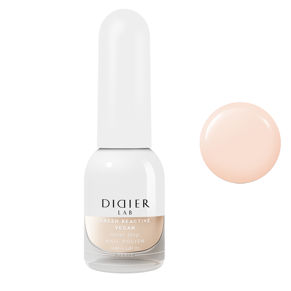 Green reactive, vegan lak za nokte "Didier Lab", never stop, 10ml