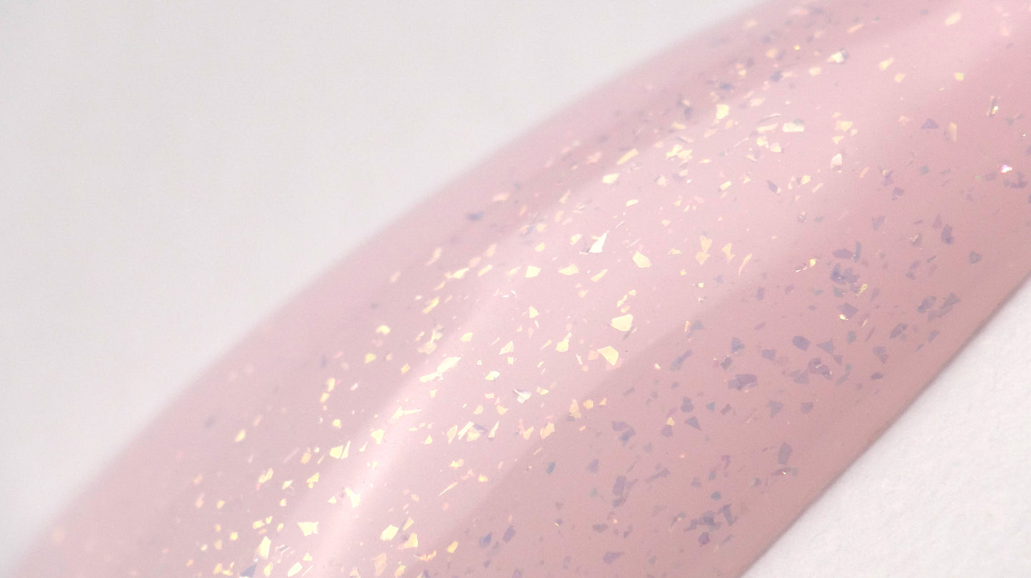Top Coat Glitter No Wipe "Didier Lab", Gold, 10ml
