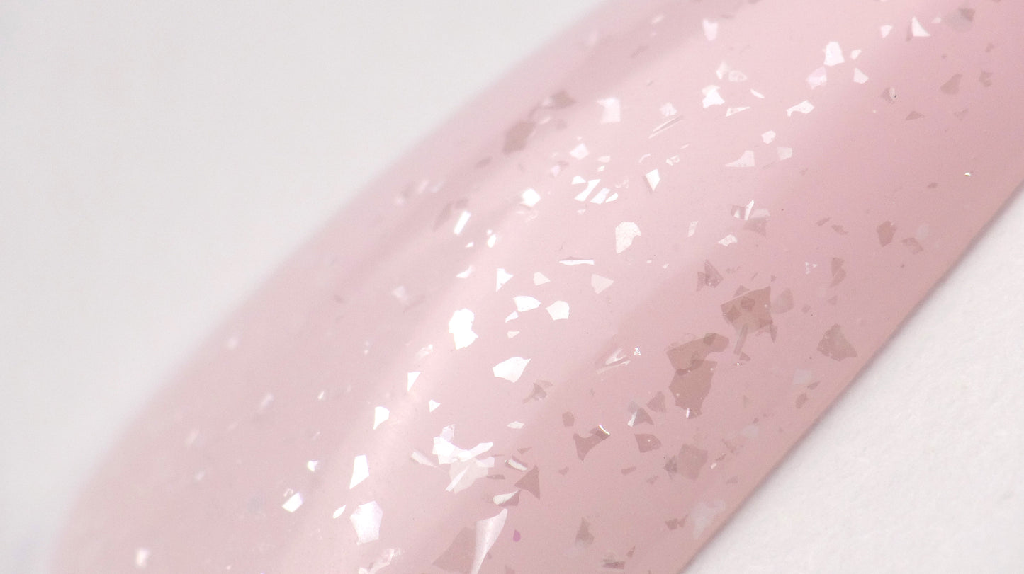 Top Coat Glitter No Wipe "Didier Lab", Silver, 10ml