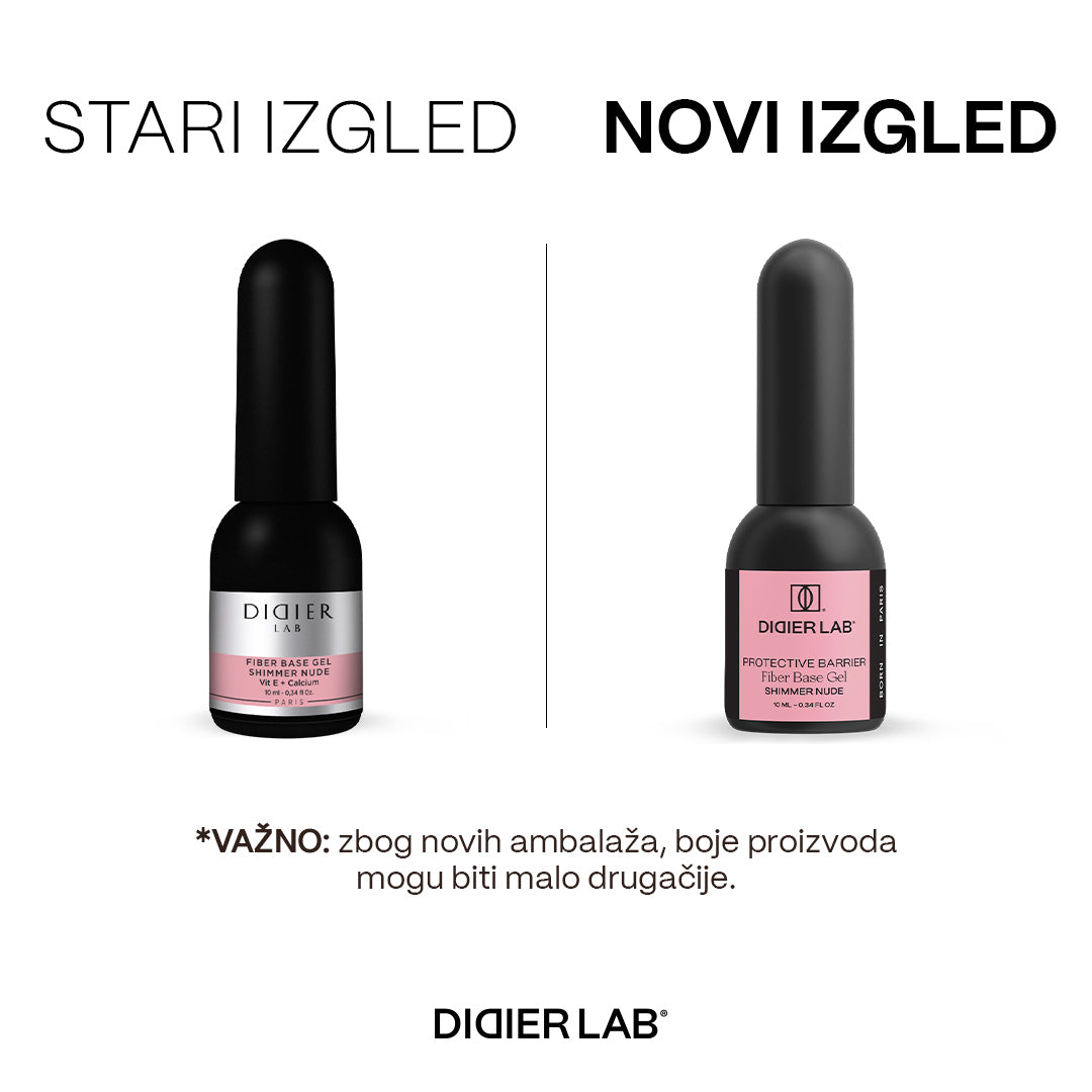Smart Fiber Baza "Didier Lab", Shimmer Nude, 10ml