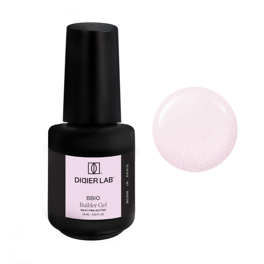 Gradivni Gel BBIO "Didier Lab" Pink Mask Glitter, 15ml