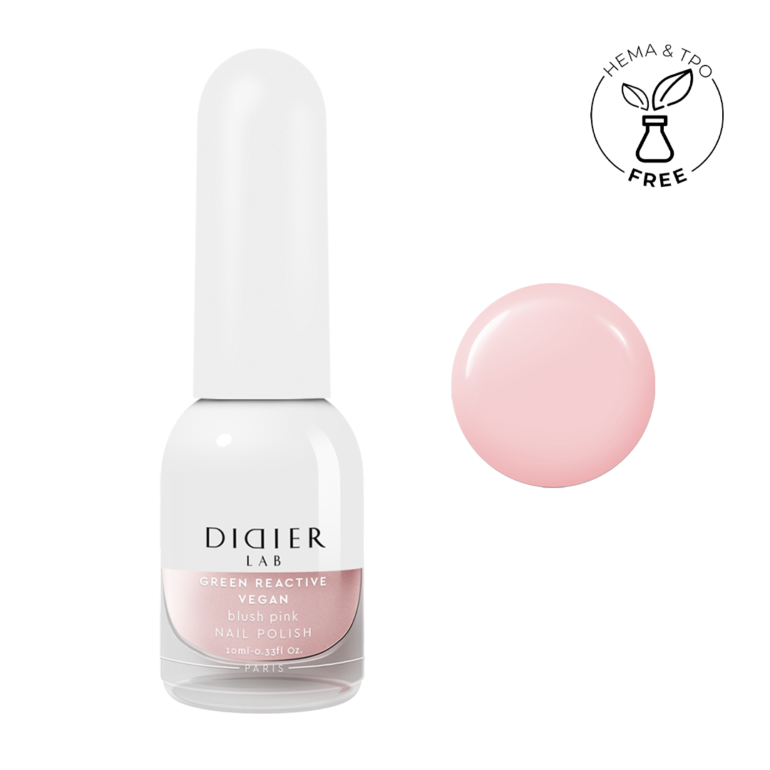 Green reactive, vegan lak za nokte "Didier Lab", blush pink, 10ml