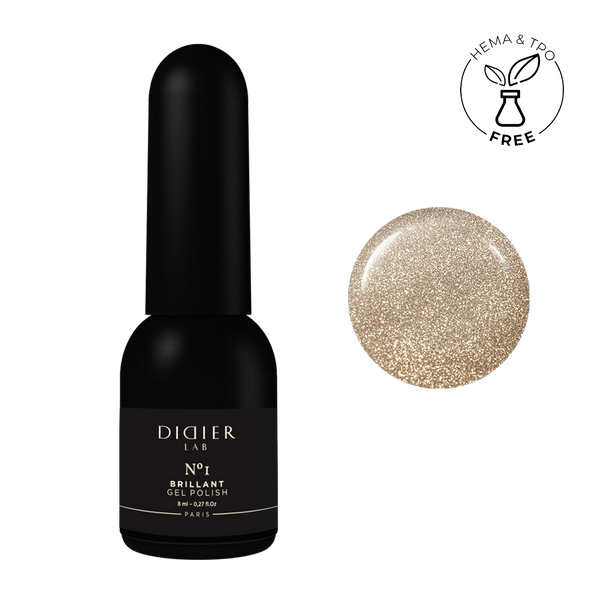 Gel lak za nokte "Didier Lab", Brillant, No1, 8ml