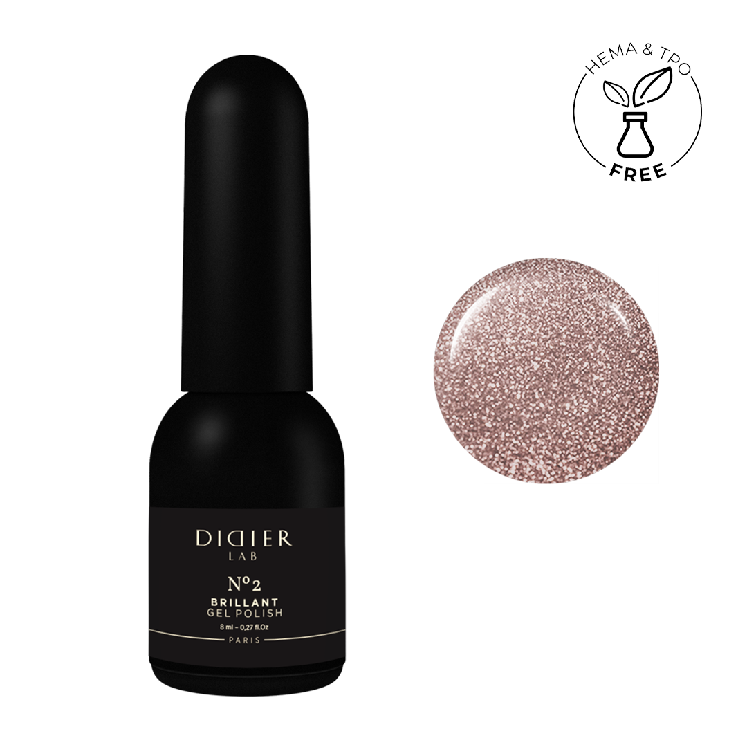 Gel lak "Didier Lab", Brillant, No2, 8m