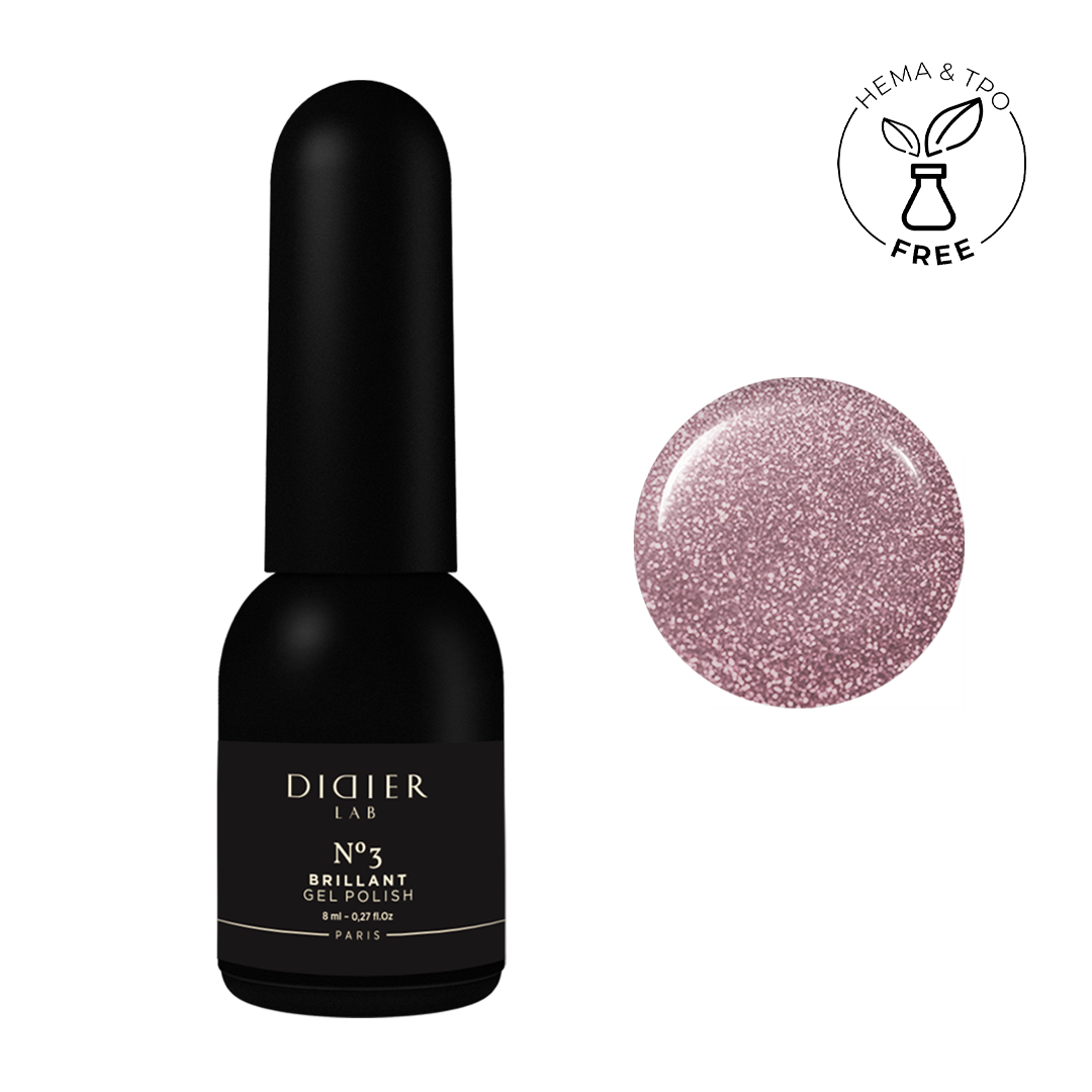 Gel lak"Didier Lab", Brillant, No3, 8ml