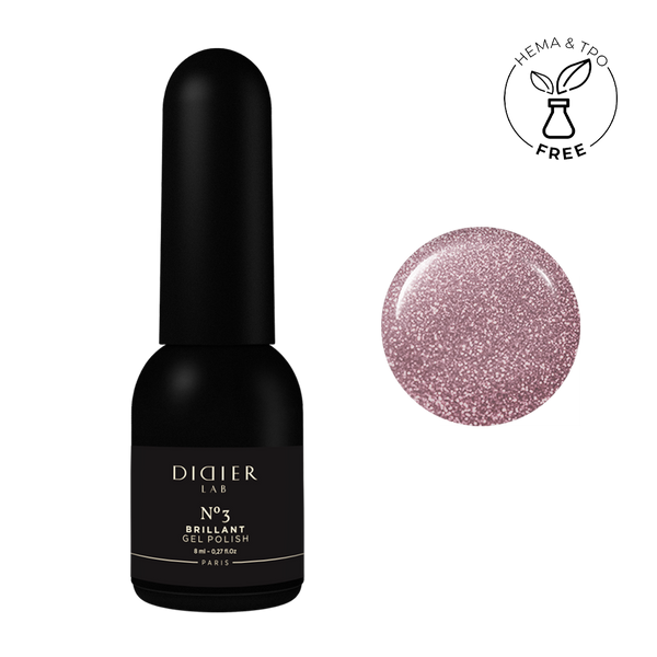 Gel lak"Didier Lab", Brillant, No3, 8ml