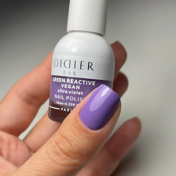 Green reactive, vegan lak za nokte "Didier Lab", ultra violet, 10ml