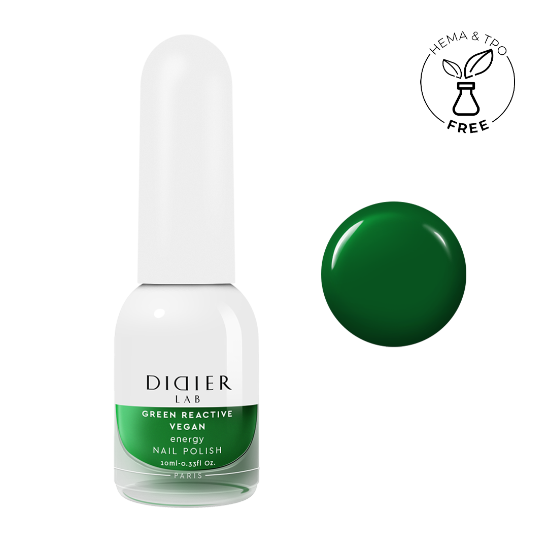 Green reactive, vegan lak za nokte "Didier Lab", energy, 10ml