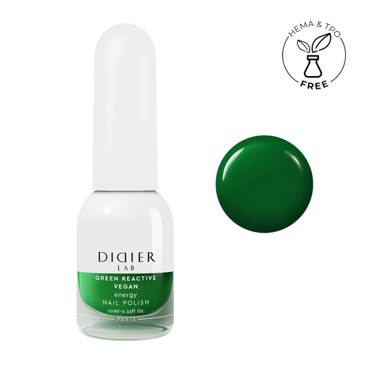 Green reactive, vegan lak za nokte "Didier Lab", energy, 10ml
