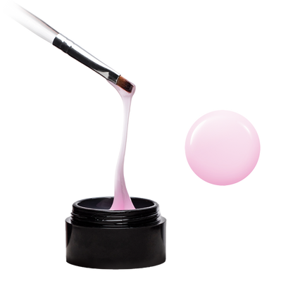 Fiber builder gel "Didier Lab", Milky Pink, 50gr