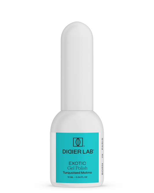 Gel lak "Didier Lab", Exotic, Turquoised Motmo, 10ml