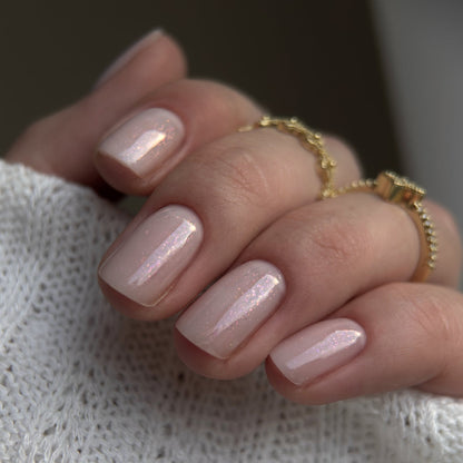 Top Coat Glitter No Wipe "Didier Lab", Pink, 10ml