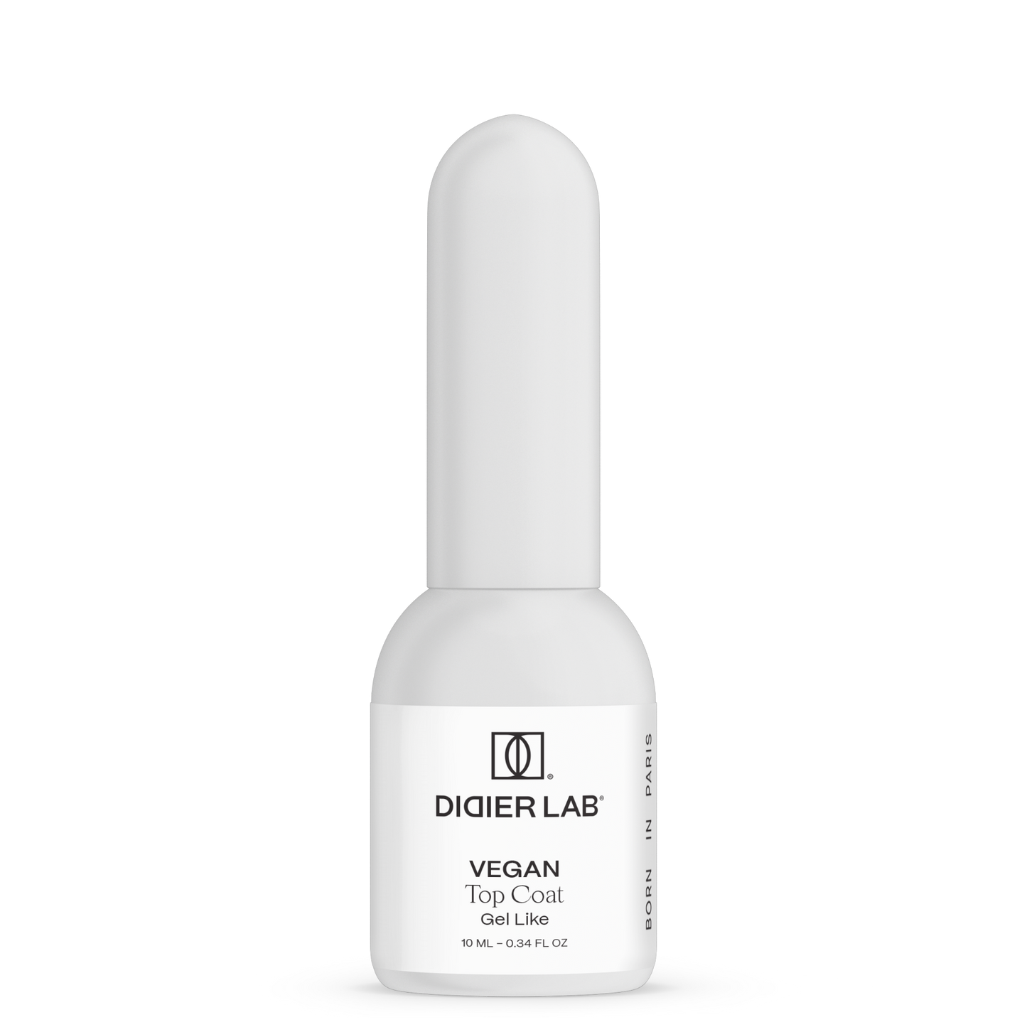 Green reactive, vegan gel like top coat "Didier Lab", 10ml