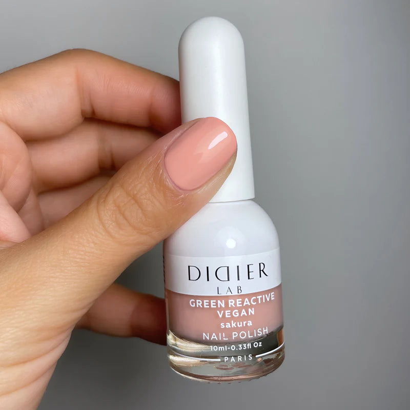 Green reactive, vegan lak za nokte "Didier Lab", sakura, 10ml