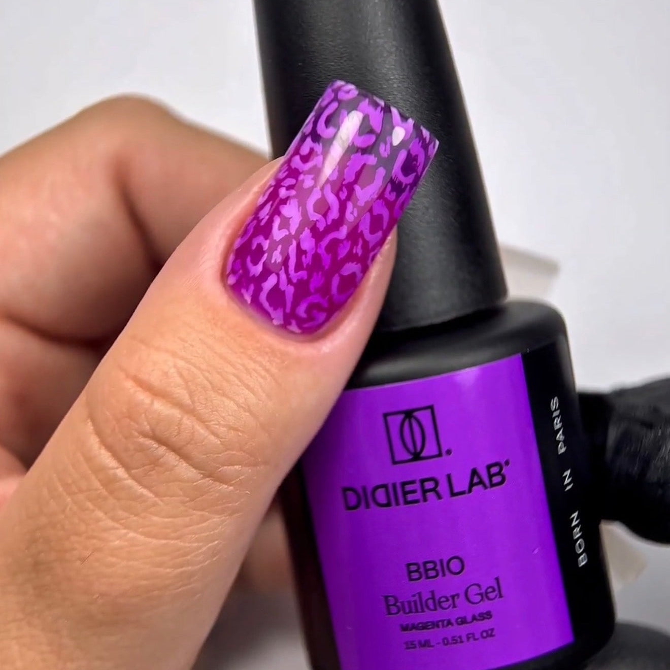 Gradivni Gel BBIO "Didier Lab", Magenta Glass, 15ml