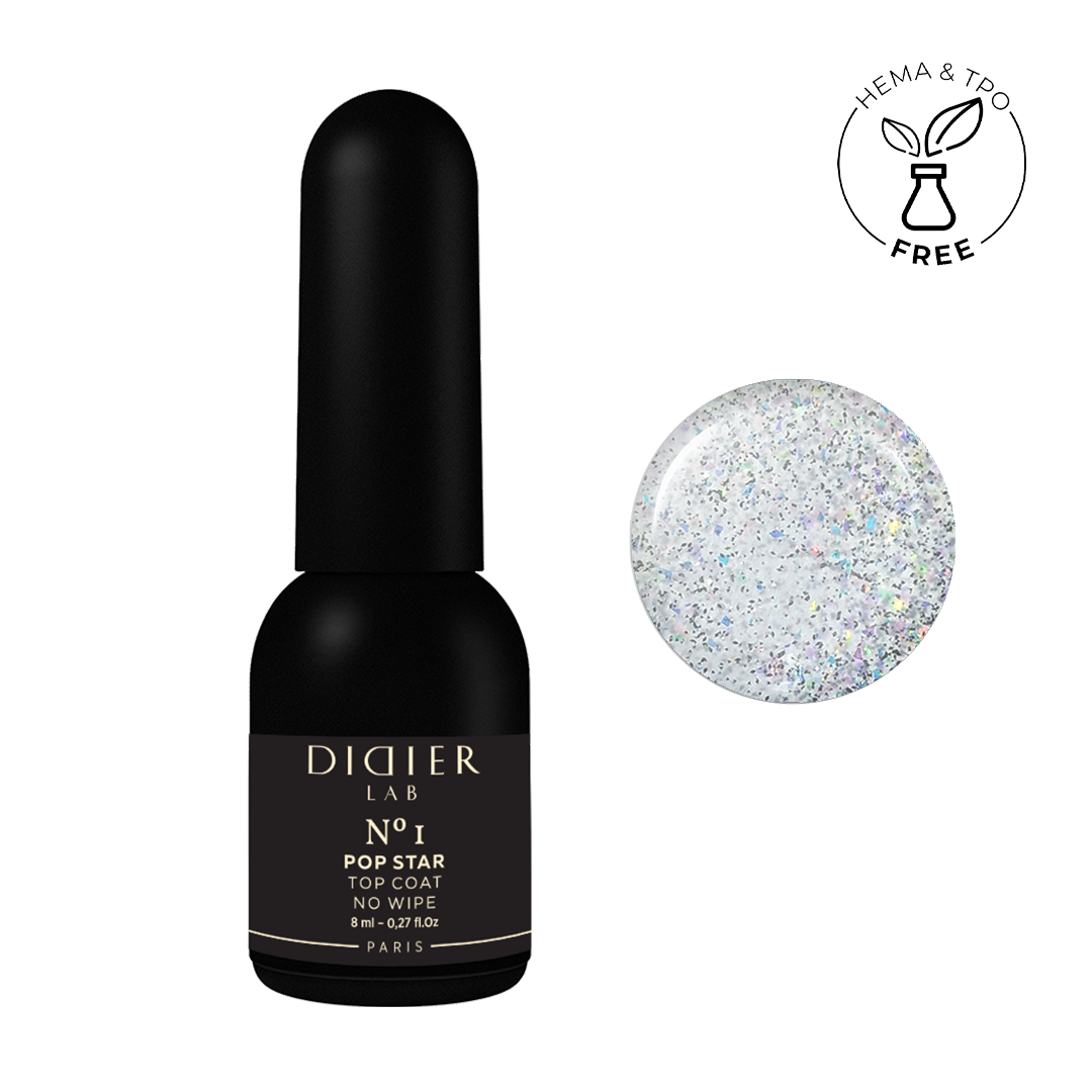 Top coat no wipe "DidierLab", Pop Star, No1