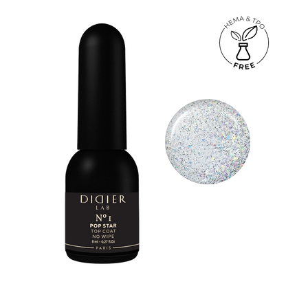 Top coat no wipe "DidierLab", Pop Star, No1