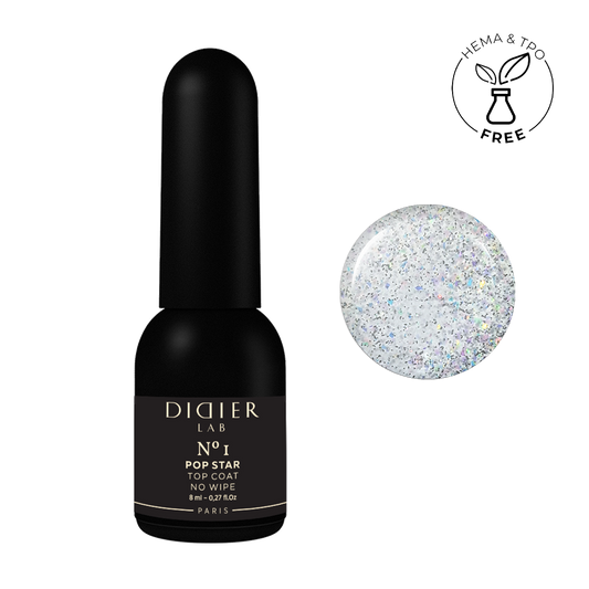 Top coat no wipe "DidierLab", Pop Star, No1