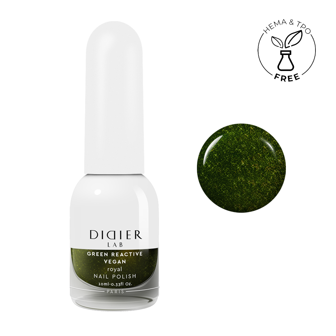 Green reactive, vegan lak za nokte "Didier Lab", royal, 10ml