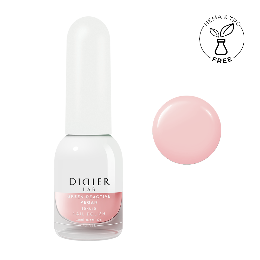 Green reactive, vegan lak za nokte "Didier Lab", sakura, 10ml