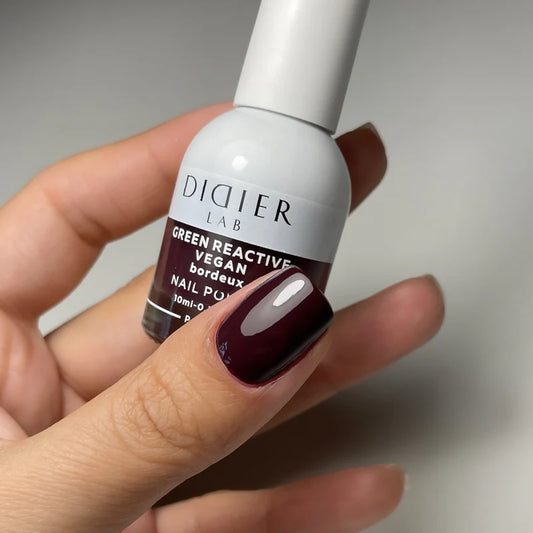 Green reactive, vegan lak za nokte "Didier Lab", bordeux, 10ml