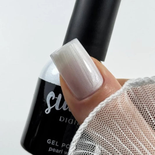 Gel lak Studios, Pearl White,  8ml
