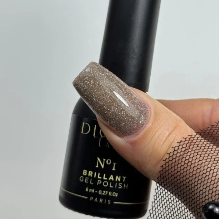 Gel lak "Didier Lab", Brilant,  No1, 8ml