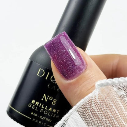 Gel lak "Didier Lab", Brillant, No8, 8ml