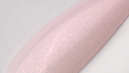 Top Coat Glitter No Wipe "Didier Lab", Pink, 10ml