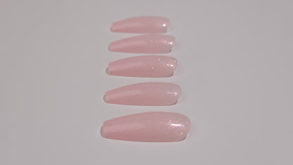 Top Coat Glitter No Wipe "Didier Lab", Pink, 10ml