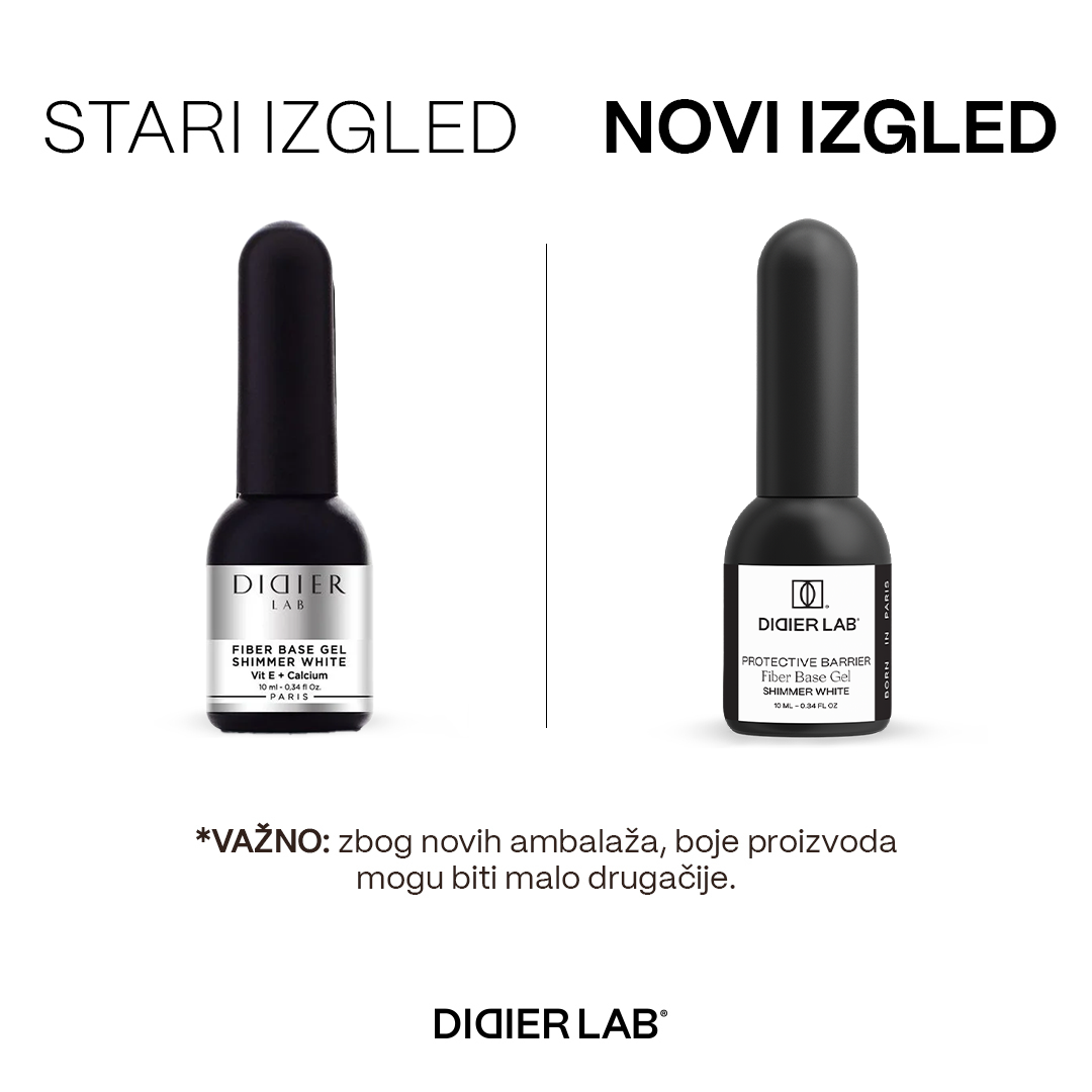 Smart Fiber Baza "Didier Lab", Shimmer White, 10ml