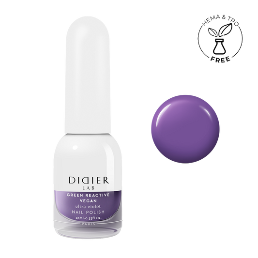 Green reactive, vegan lak za nokte "Didier Lab", ultra violet, 10ml