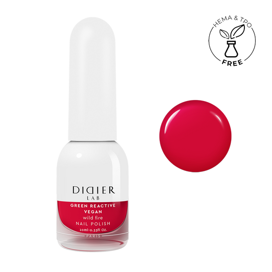 Green reactive, vegan lak za nokte "Didier Lab", wild fire, 10ml