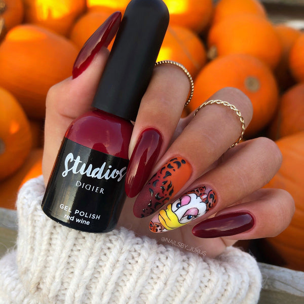 Hibridni gel lak za nokte Studios Didier - Red Wine, 8ml