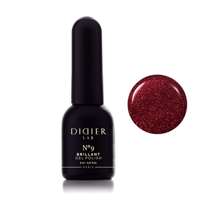 Gel lak "Didier Lab", Brillant, No9, 8ml