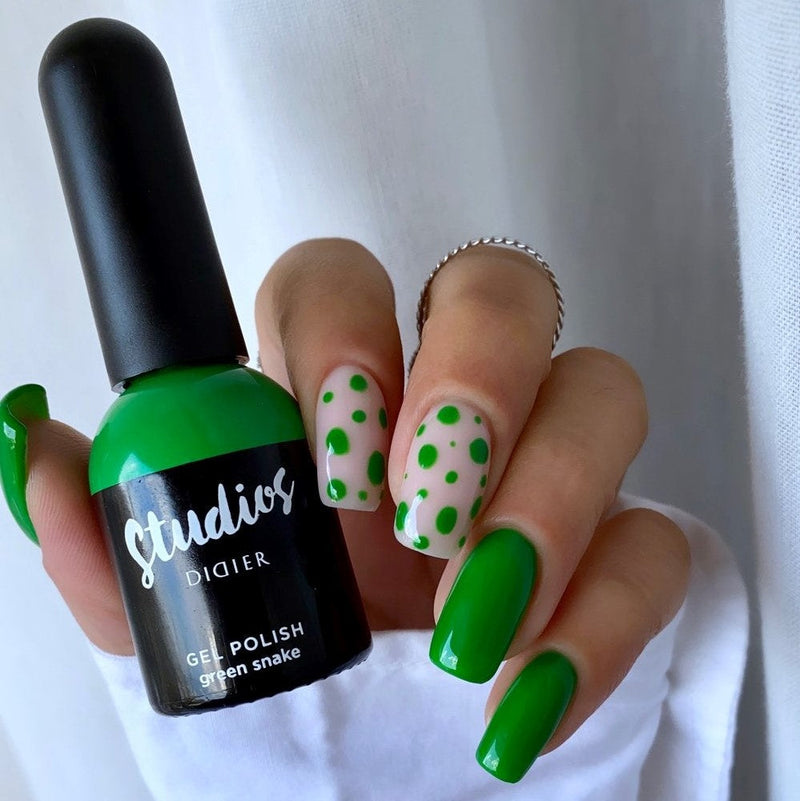 Hibridni gel lak za nokte Studios Didier - Green Snake, 8ml