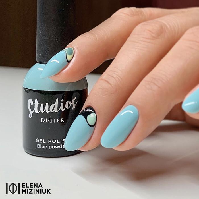 Trajni lak za nokte Studios Didier - Blue Powder, 8ml